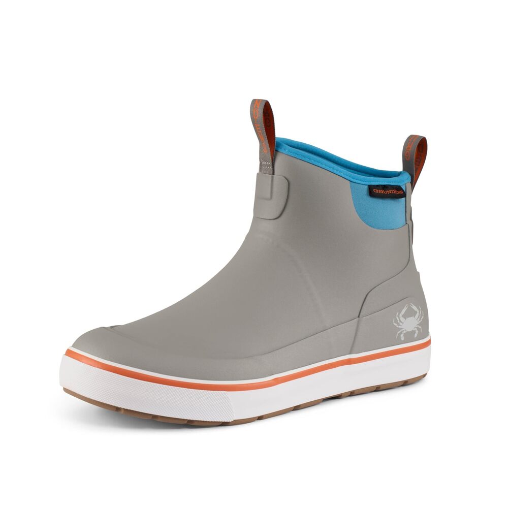 Grundéns Men's Deck-Boss Ankle Boot - Waterproof, Blue Crab, 10